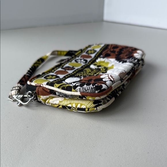 Vera Bradley Cocoa Moss Wristlet Quilted Wristlet Wallet - Picture 6 of 16